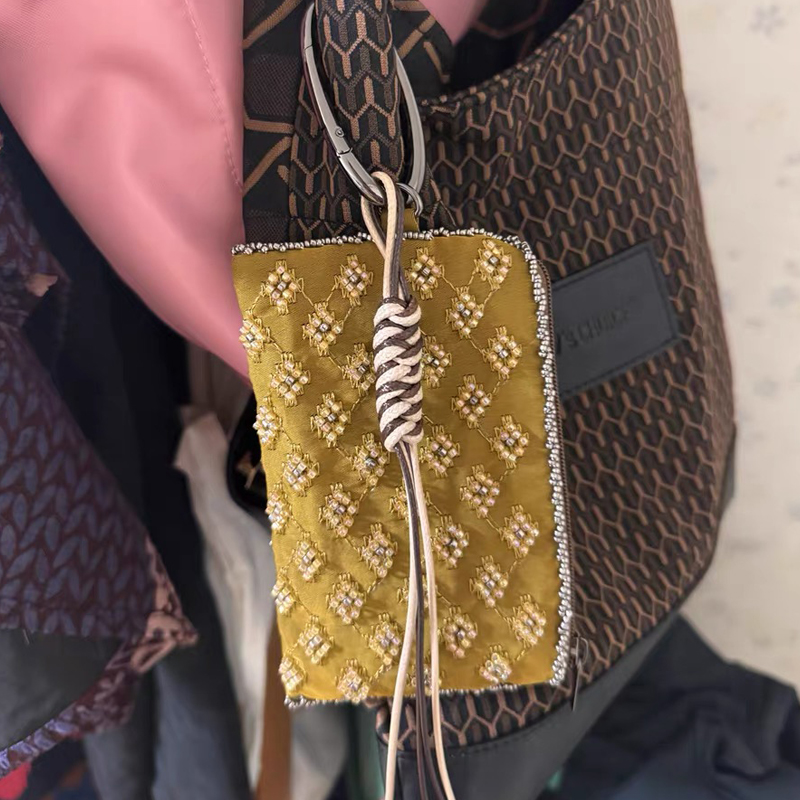 Women'S Accessories Purse - ミニアクセサリーチャームバッグ レディース 高級デザイナーハンドバッグ 財布 2026年新作 ポリエステル製