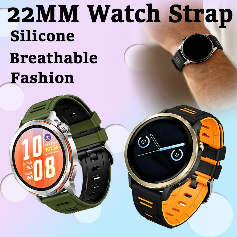 Women'S Accessories To Wear With Watch - 22mmシリコン製腕時計バンド 通気性のあるウォッチストラップ ガーミンウォッチVenu 4 45mm/Vivoactive 4用クイックリリースバンド