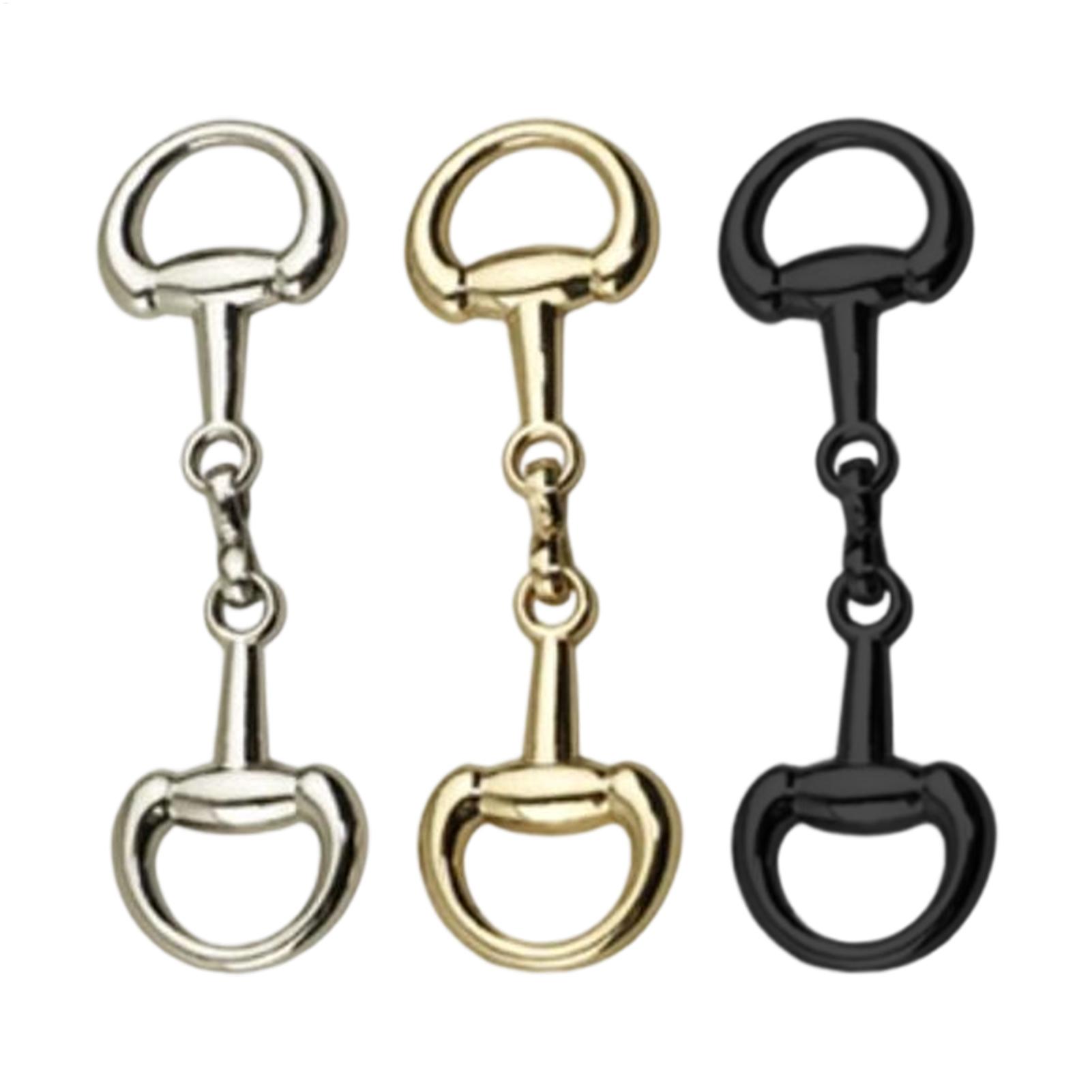 Women'S Accessories Purse - ダブルDリングスナッフルビット合金馬具用接続金具Dリングスナッフルビットコネクター、靴の装飾、ローファー、財布用