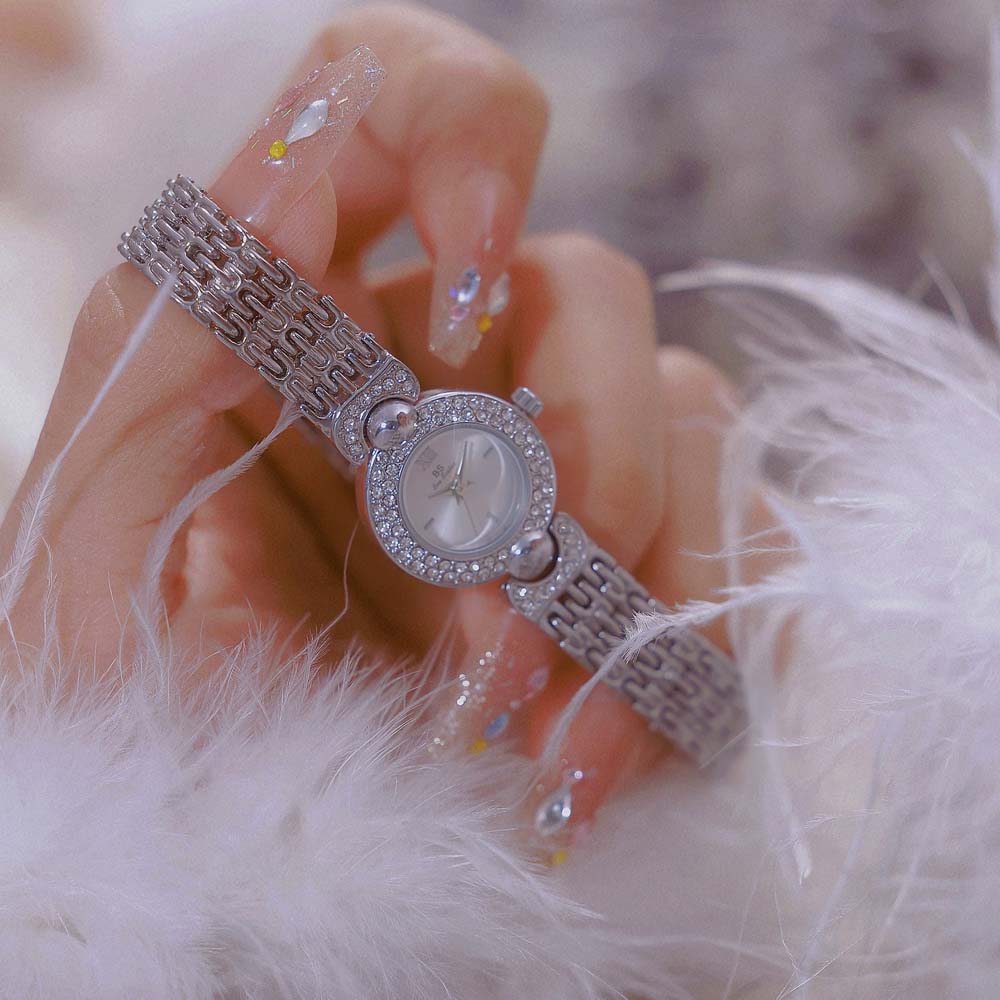 Women'S Accessories To Wear With Watch - BS ミニマリストシルバー女性用腕時計高品質スモールダイヤルクォーツレディース腕時計日常着ファッション腕時計アクセサリーギフト