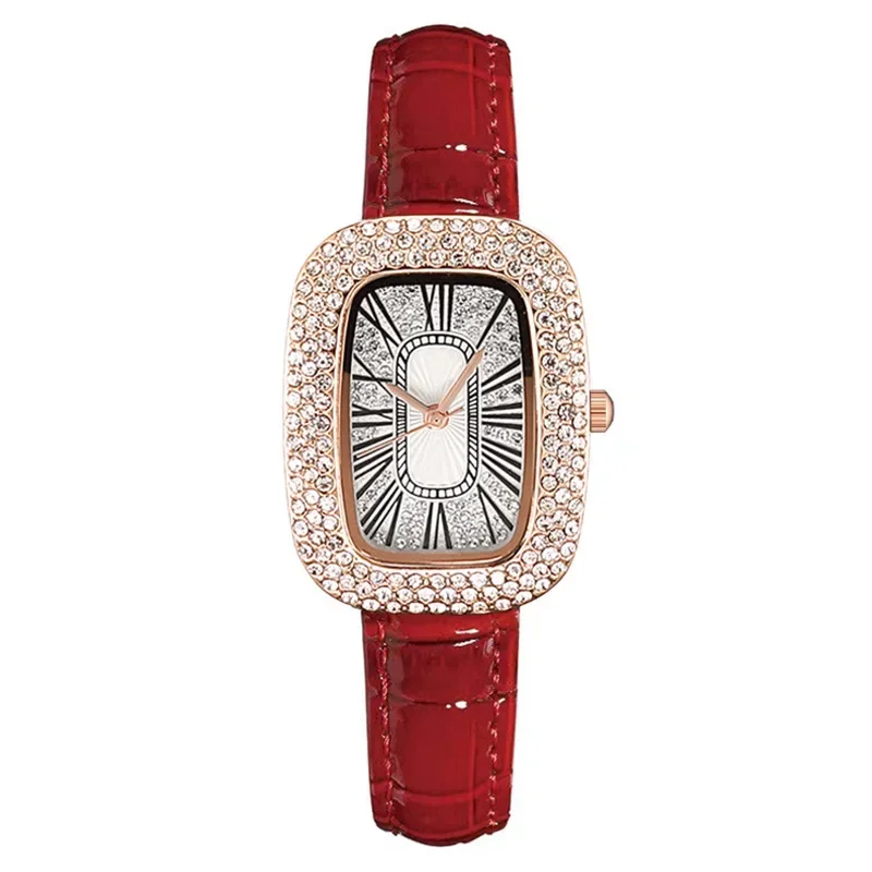 高品質のクラシックレトロな女性のベルトクォーツスクエアグリー - Women'S Accessories To Wear With Watch のレビューと価格