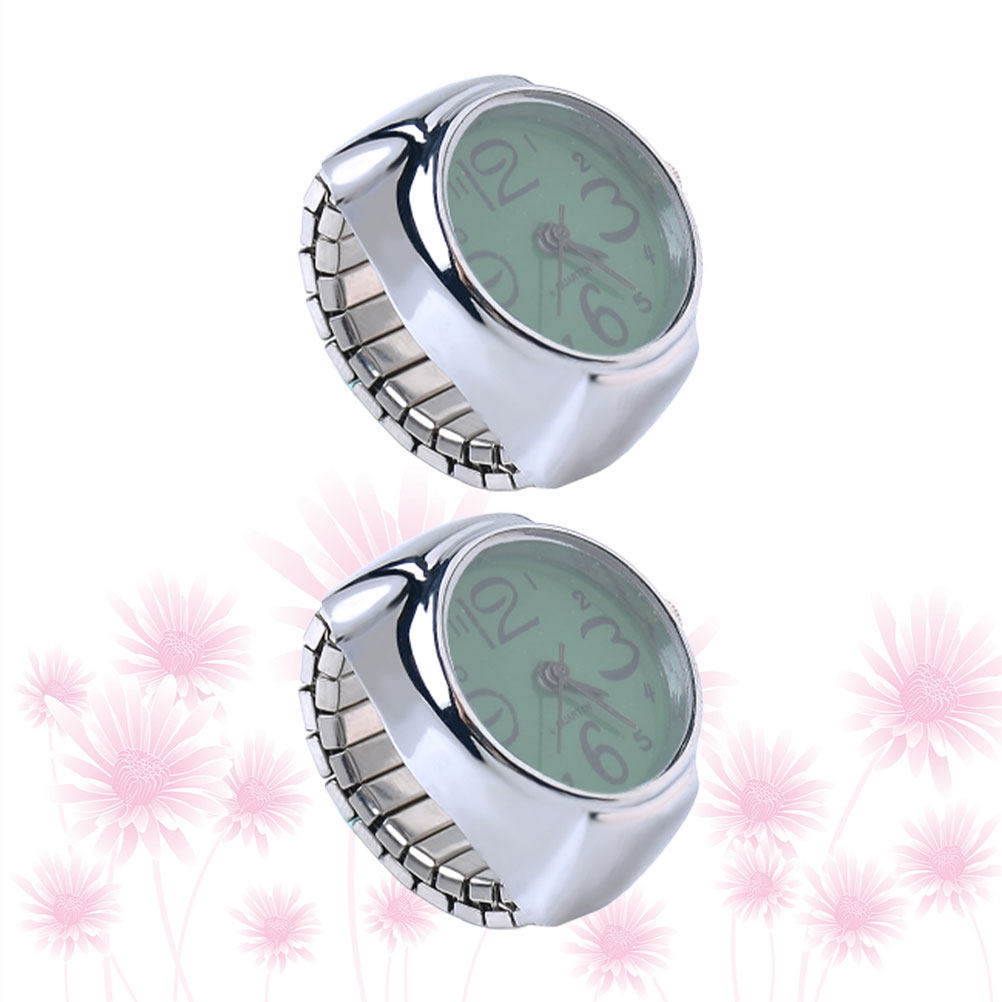 2個セット カップルリングウォッチ ミニフィンガーウォッチ  - Women'S Accessories To Wear With Watch のレビューと価格