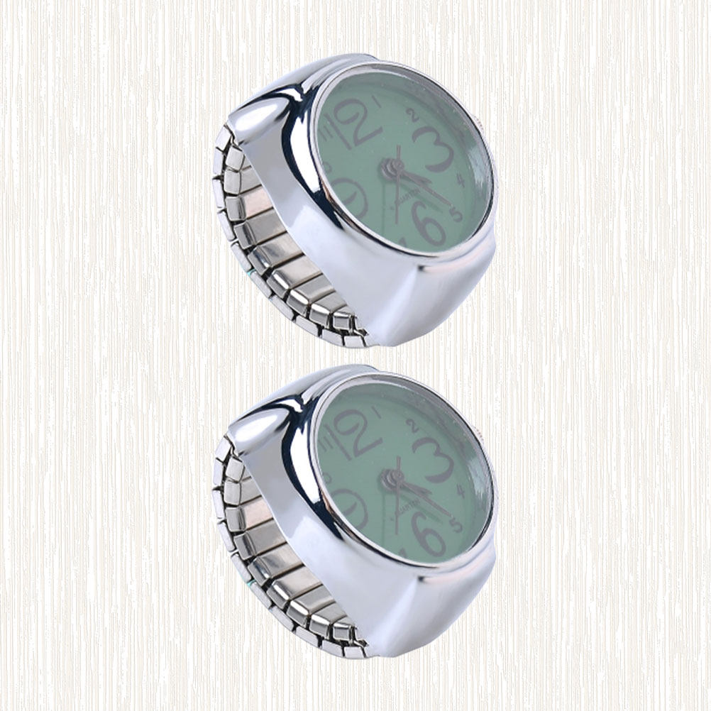 2個セット カップルリングウォッチ ミニフィンガーウォッチ  - Women'S Accessories To Wear With Watch のレビューと価格