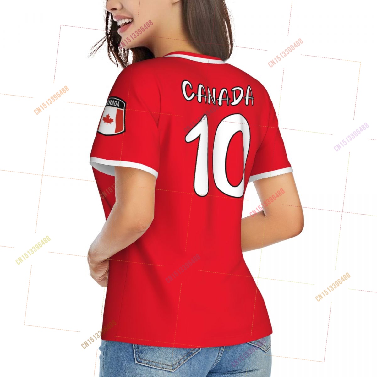2026 カナダ国旗シャツ女性愛国的な Tシャツトップス V - Women'S Accessories Canada のレビューと価格