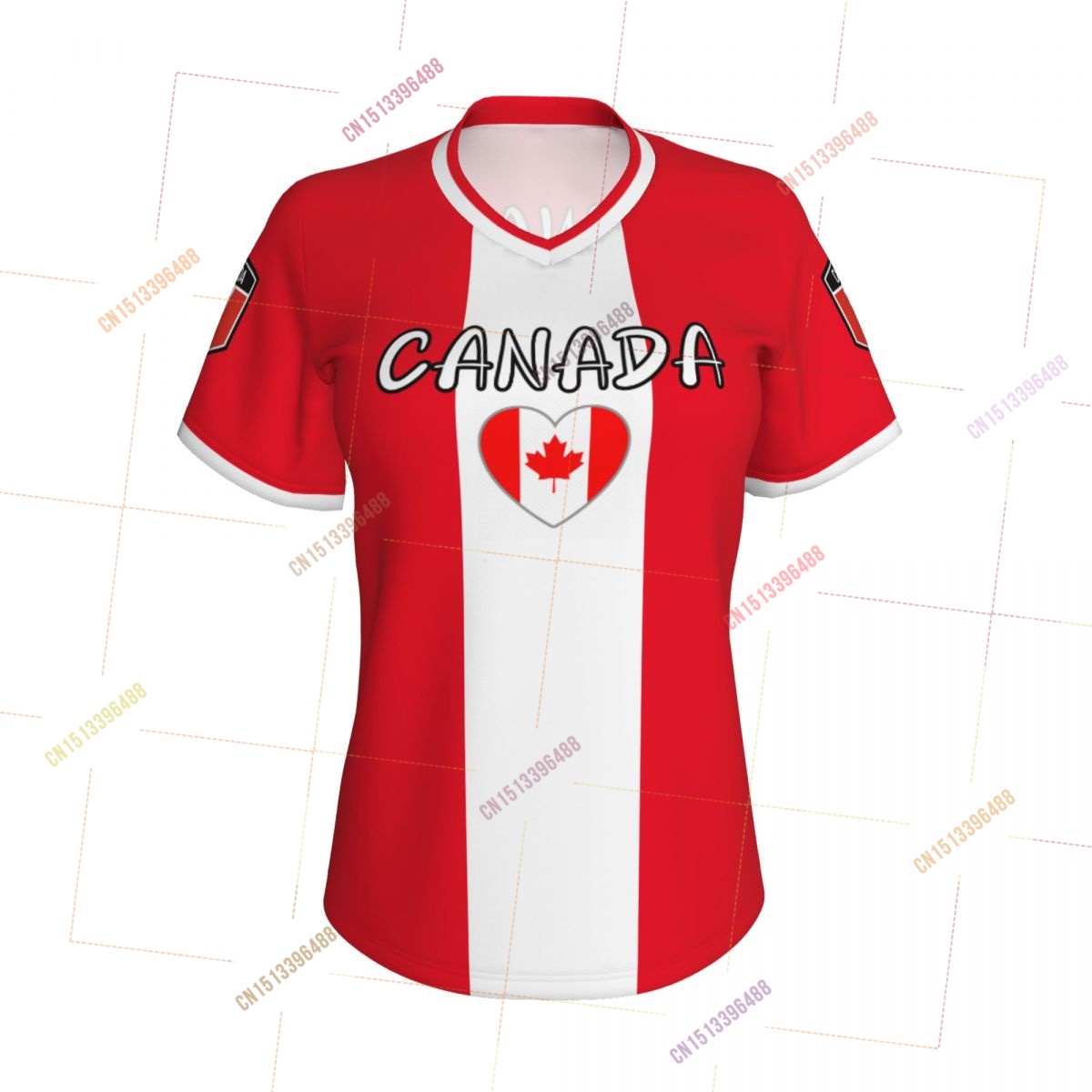 2026 カナダ国旗シャツ女性愛国的な Tシャツトップス V - Women'S Accessories Canada のレビューと価格