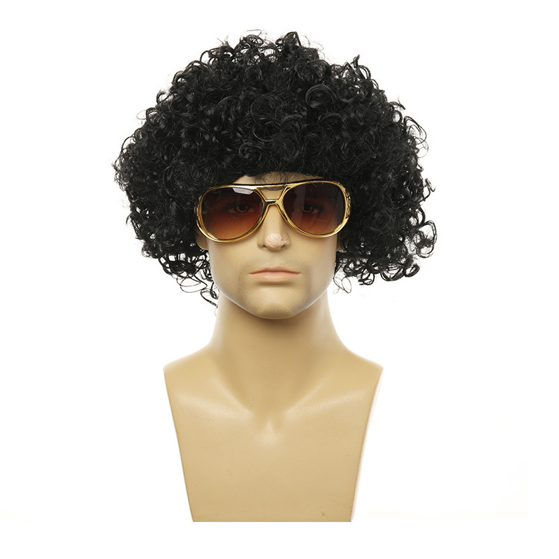 ユニセックス ビッグカーリーアフロウィッグ - 3色展開、ヒ - Women'S Accessories In The 70S のレビューと価格