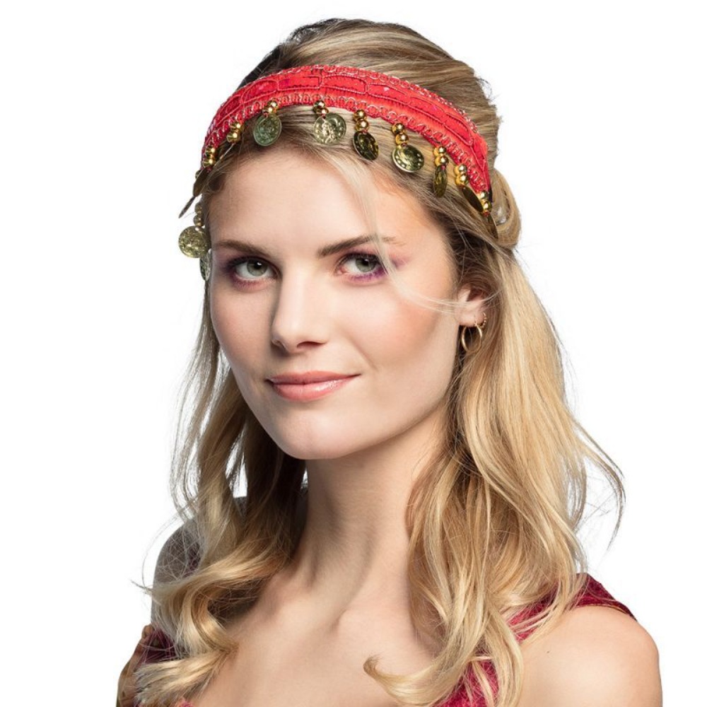 ファッションプラスチックヘアフープ多色エスニックヘッドピース - Women Accessories India のレビューと価格
