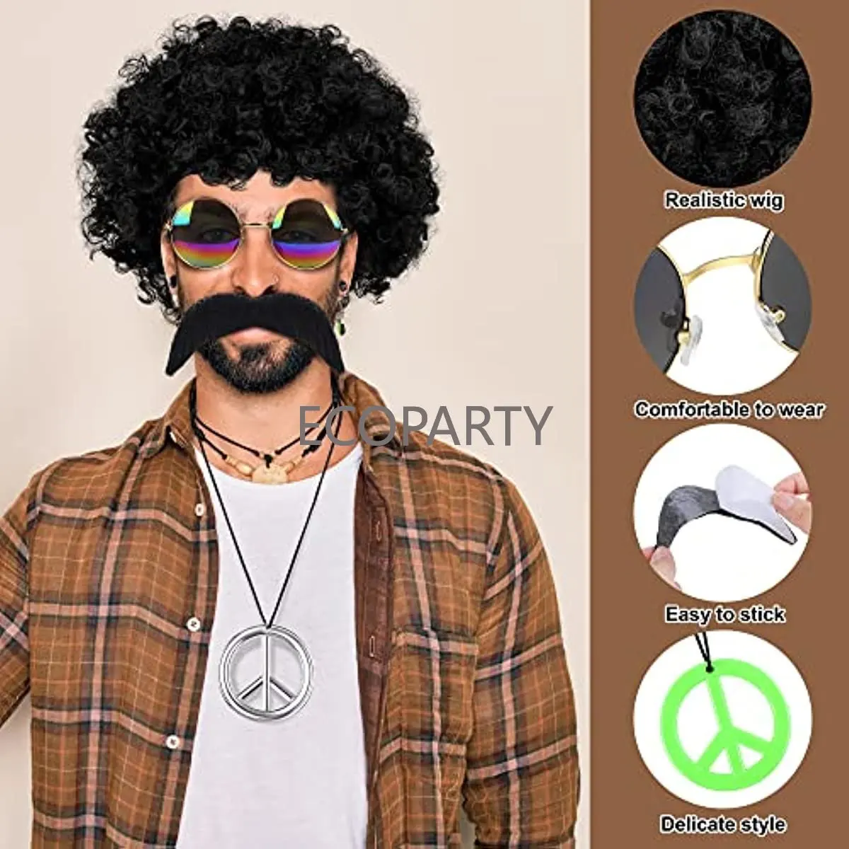 ヒッピー コスチューム アクセサリー 70 年代 ドレス コ - Women'S Accessories In The 70S のレビューと価格