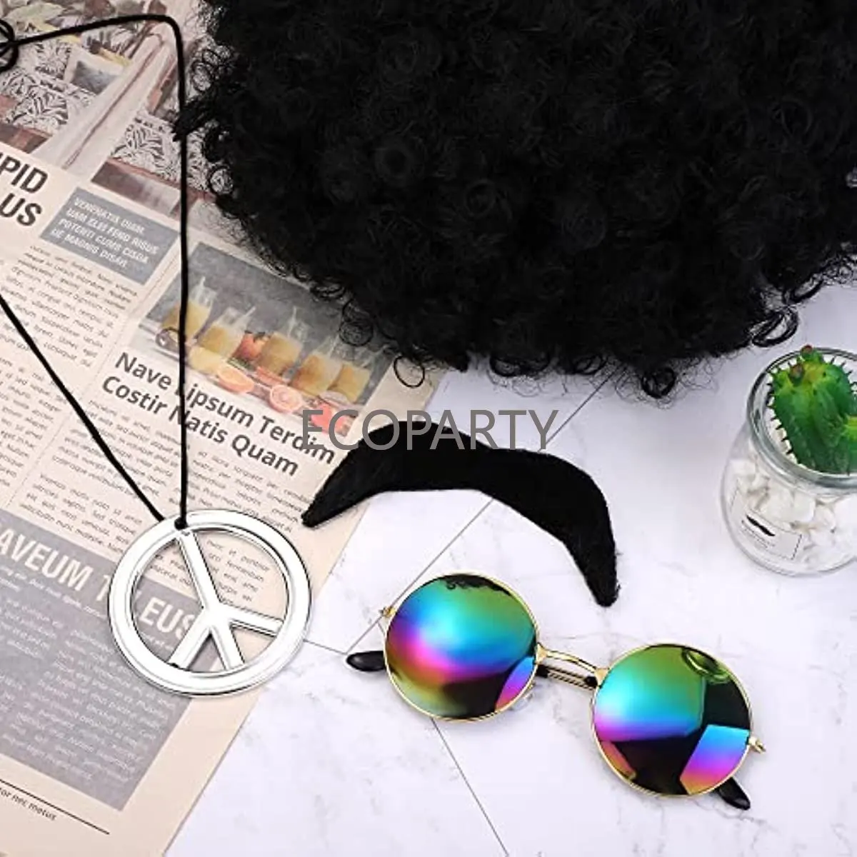 ヒッピー コスチューム アクセサリー 70 年代 ドレス コ - Women'S Accessories In The 70S のレビューと価格