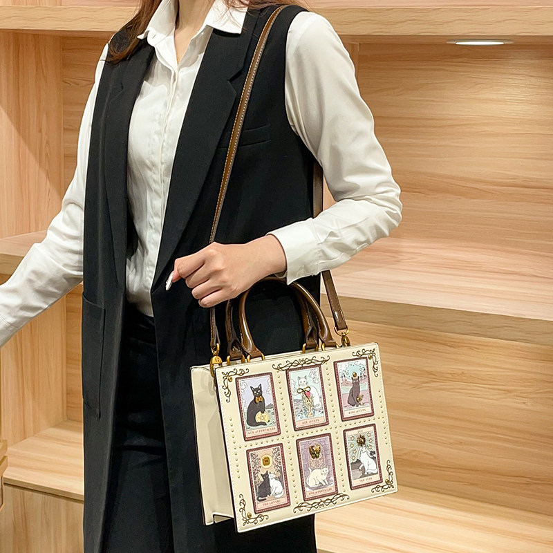 2026年ニューホンコン本革トートバッグ、高級刺繍サッチェル - Women'S Accessories Purse のレビューと価格