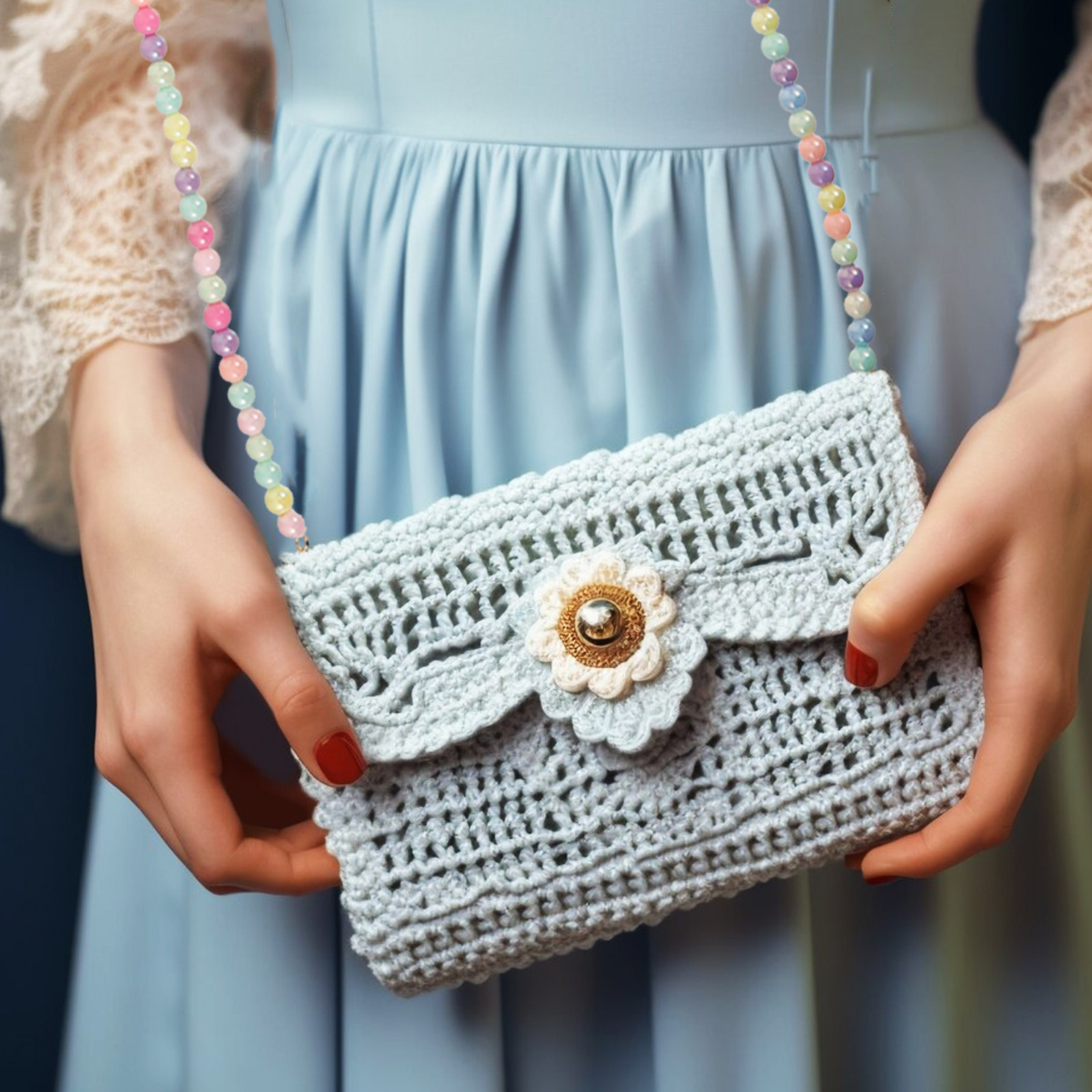 滑らかな硬質プラスチック製バッグチェーン、サイドバックル付き - Women'S Accessories Purse のレビューと価格