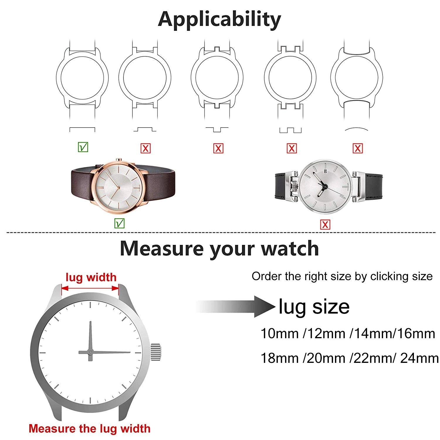 *高品質* トカゲ時計ストラップ 耐摩耗性と光沢のある女性用 - Women'S Accessories To Wear With Watch のレビューと価格