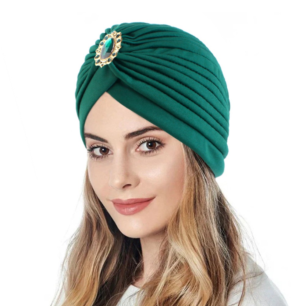 カジュアルツイストレトロエスニックターバン帽子ターバン帽子化 - Women Accessories India のレビューと価格