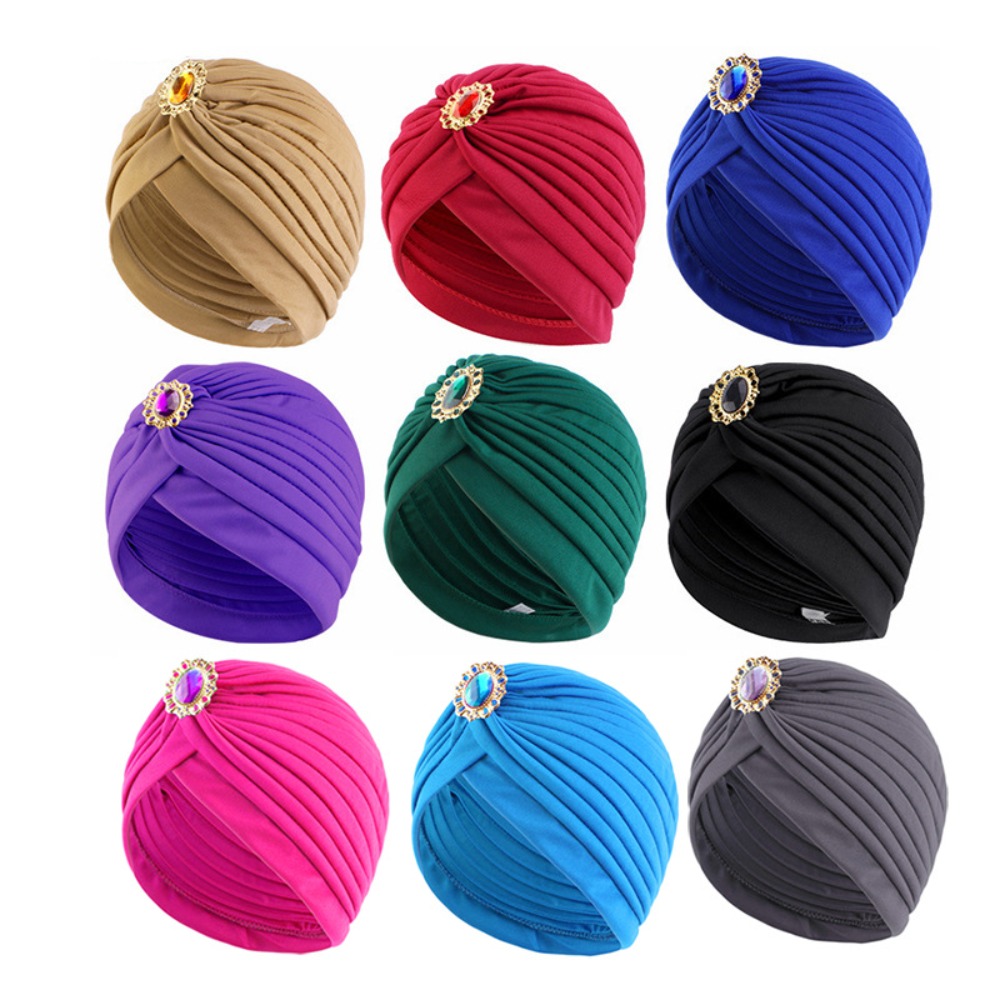 カジュアルツイストレトロエスニックターバン帽子ターバン帽子化 - Women Accessories India のレビューと価格