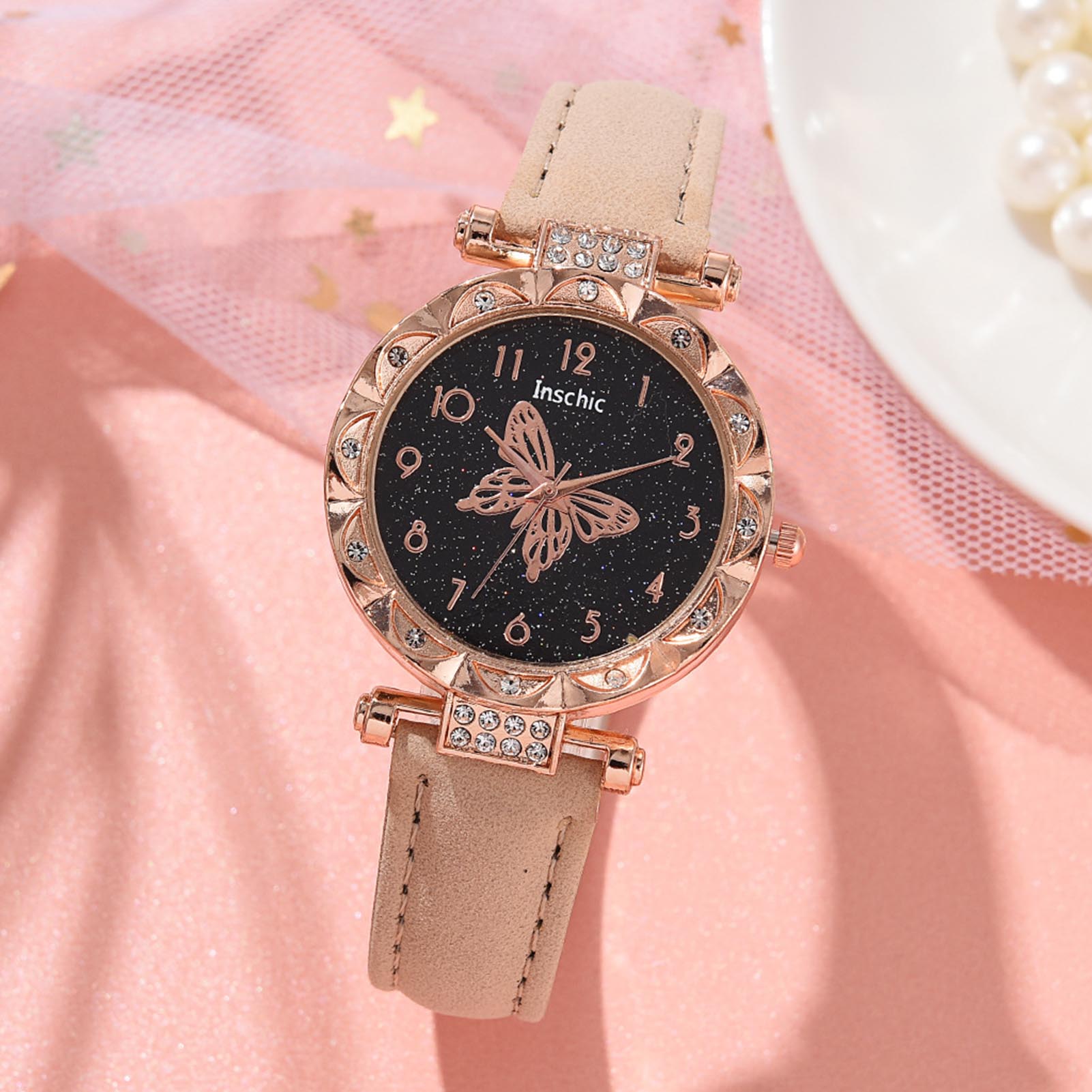 デイリーウェア腕時計 バタフライダイヤル 防水 ミニマリスト - Women'S Accessories To Wear With Watch のレビューと価格