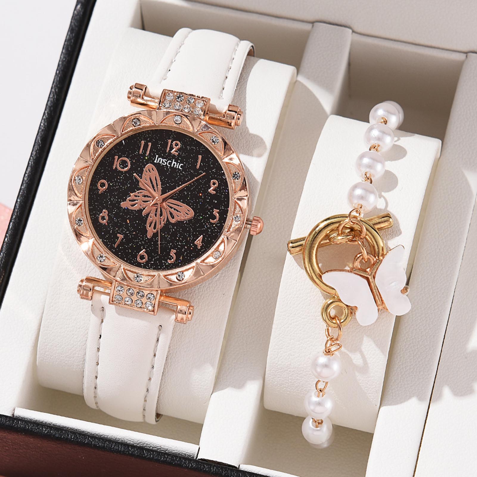 デイリーウェア腕時計 バタフライダイヤル 防水 ミニマリスト - Women'S Accessories To Wear With Watch のレビューと価格