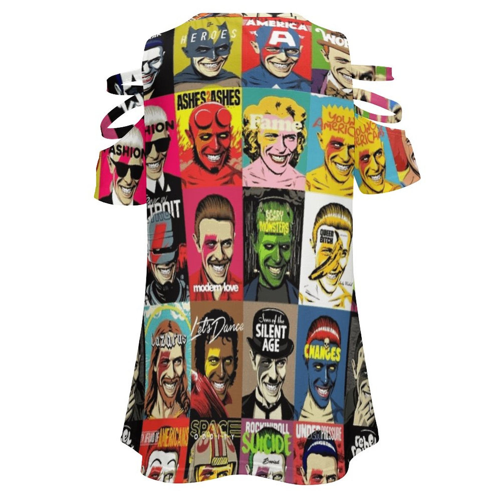 女性用フローラルプリントTシャツ,VネックジッパーTシャツ, - Women'S Accessories In The 70S のレビューと価格