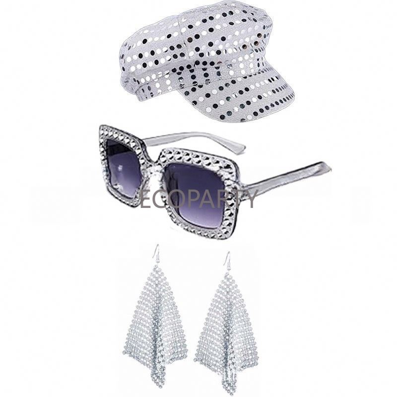 2024 3 個/5 個 70 年代ディスコ衣装アクセサリー - Women'S Accessories In The 70S のレビューと価格