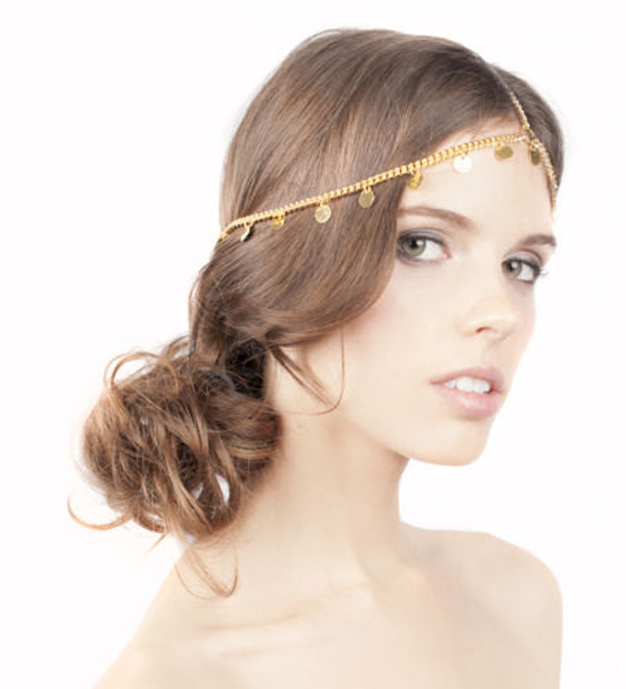 女性のためのエスニック額のチェーン,エキゾチックな結婚式のヘ - Women Accessories India のレビューと価格
