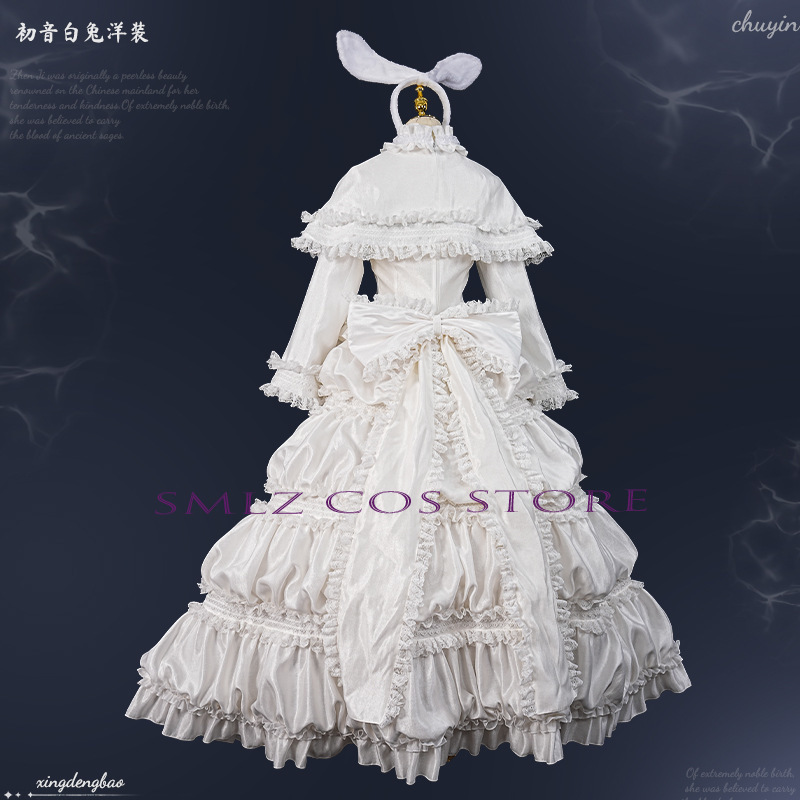 2026 ウサギミクウウコスプレアニメ衣装ミクホワイトプリン - Women'S Accessories For Suit のレビューと価格