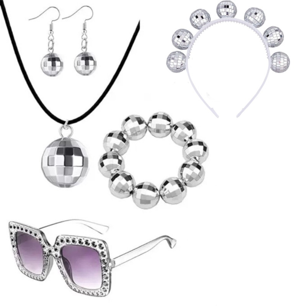 70年代ディスコアクセサリー 女性用コスチュームアクセサリー - Women'S Accessories In The 70S のレビューと価格