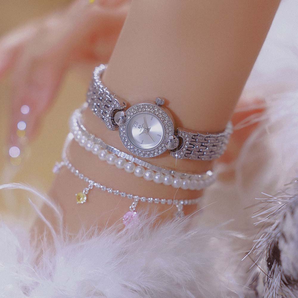 BS ミニマリストシルバー女性用腕時計高品質スモールダイヤル - Women'S Accessories To Wear With Watch のレビューと価格